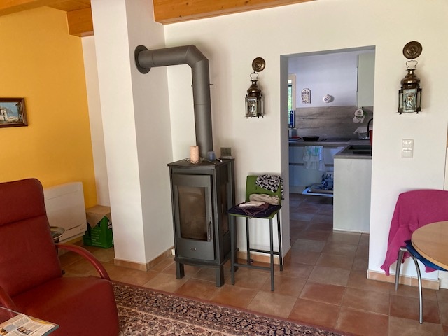 Kamin im Wohnzimmer