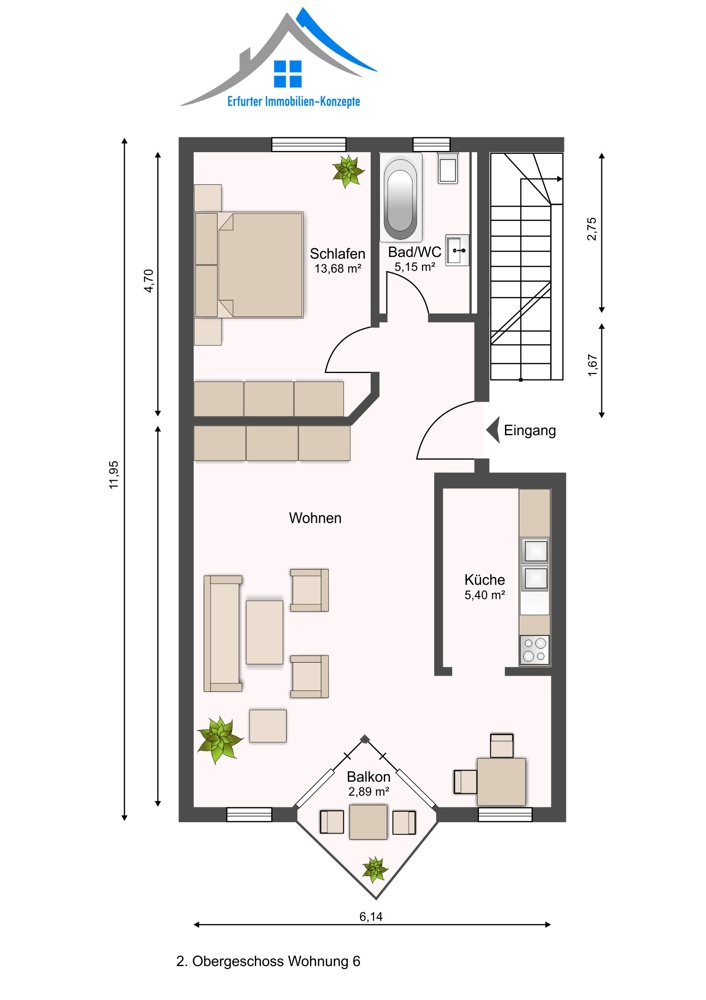 Wohnung 6, 2. OG